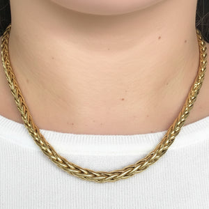 Collier Princesse en Or Jaune 18K - 42.5cm - 21.38gr