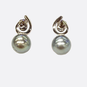 Boucles d'oreilles en Or Blanc 18k - 3.68g