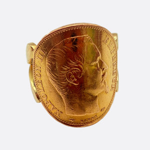 Bague Napoléon en Or Jaune 18k - 11.48g