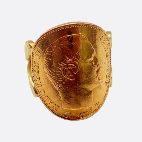 Bague Napoléon en Or Jaune 18k - 11.48g
