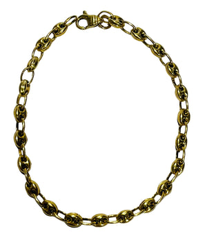 Bracelet en Or Jaune Maille Grain Café 18k - 5.35 G