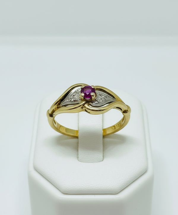 Bague en Or Jaune 18k - 1.33 G