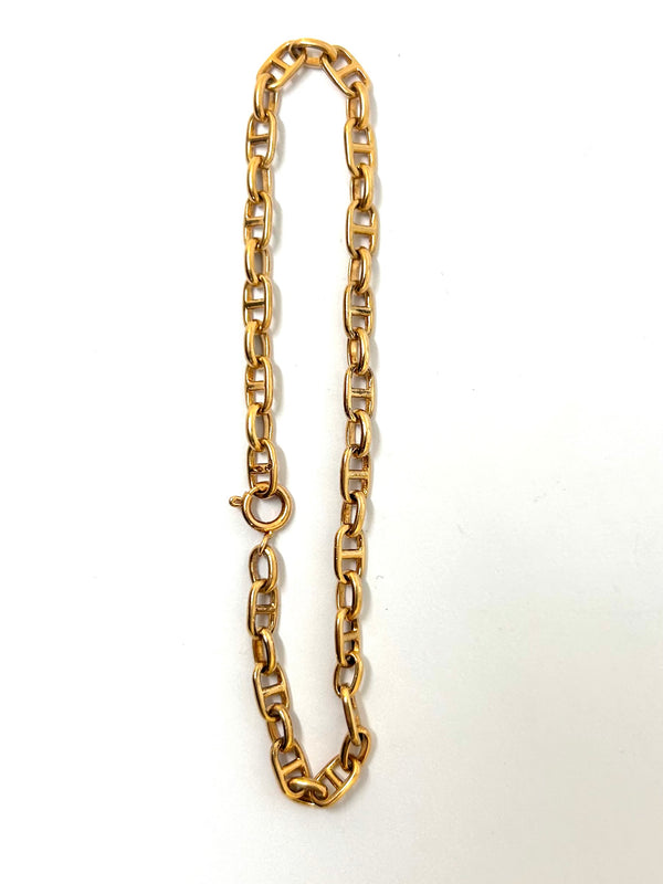 Bracelet Maillon Marine Or Jaune 18 Carats