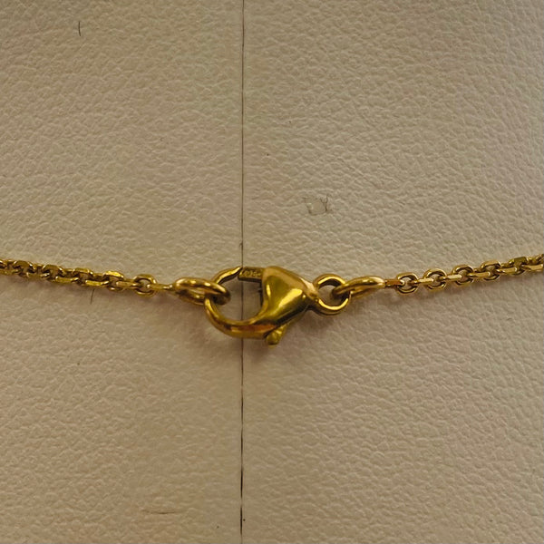 Collier ras du cou en or jaune 18K - 4.86 Grs
