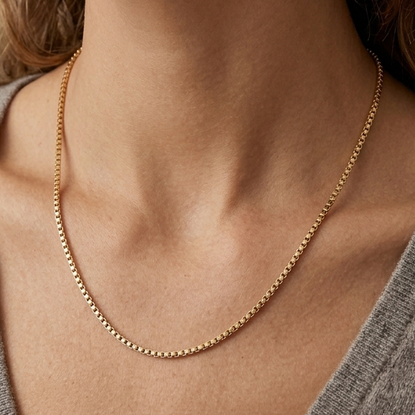 Collier Princesse Or Jaune 18K - 60cm - 4.96gr