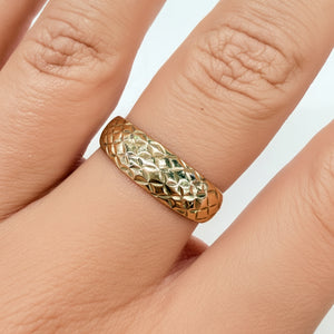 Bague en Or jaune 18k - Taille 56