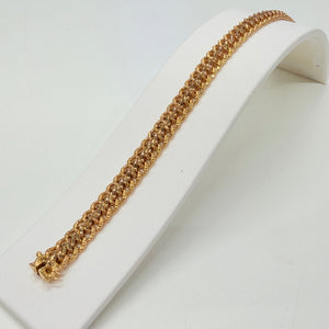 Bracelet Maille Fantaisie Or Jaune 18k