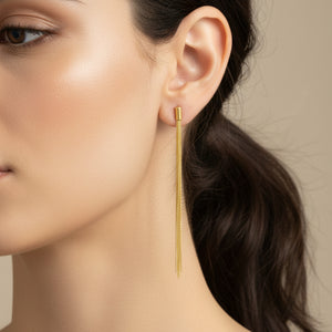 Boucles d'oreilles en Or Jaune 18K - 2.17Grs