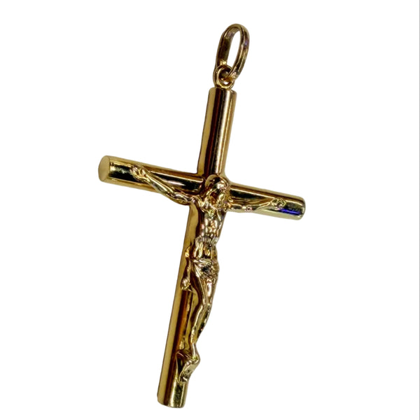 Pendentif Croix en Or Jaune 22K