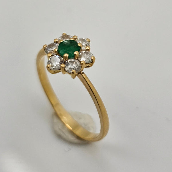 Marguerite Or Jaune 18 K - Taille 55