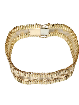 Bracelet Jonc Or Jaune 18K 54.17 Grs