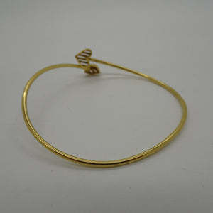 Bracelet jonc en or jaune 18K 3.70 Grs