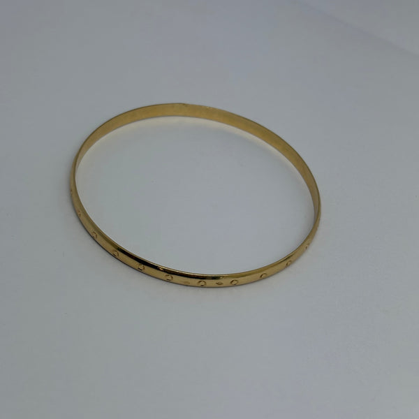 Bracelet Jonc fermé en or jaune 18K - 11.52 G