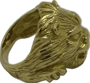 Chevalière en or jaune 18k Taille-59