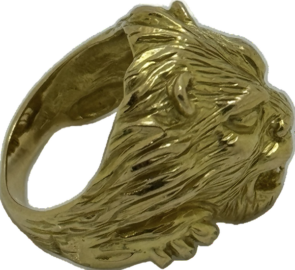 Chevalière en or jaune 18k Taille-59