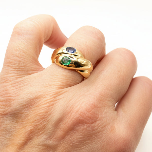 Bague jonc en or jaune 18k - 4.95 G
