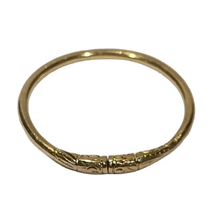 Bague Jonc en Or Jaune 18 Carats