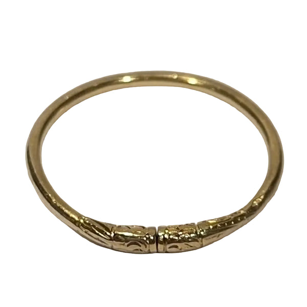 Bague Jonc en Or Jaune 18 Carats