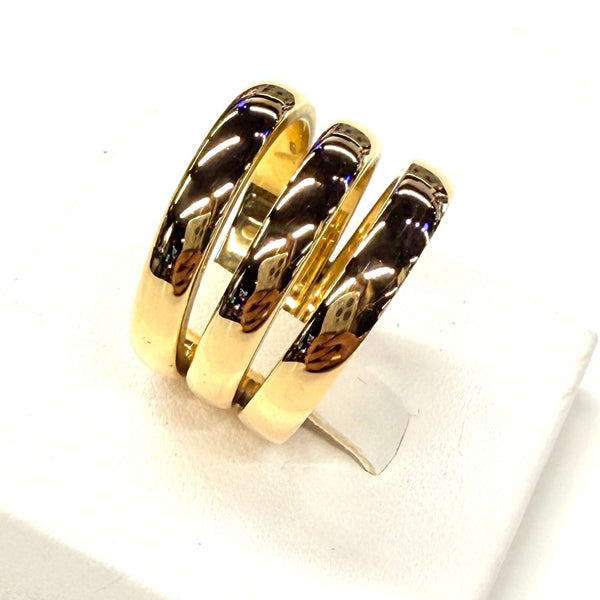 Bague en Or jaune 18K - Taille 53 - 19.48g