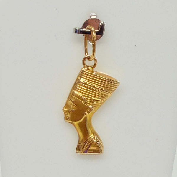 Pendentif Nefertiti en Or Jaune 18k