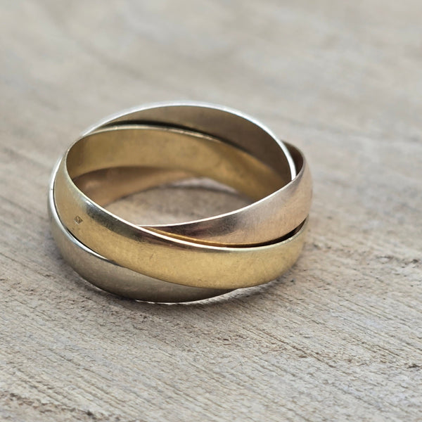 Bague Alliance en Or Jaune, Rose ou Blanc 18 Carats - T 56