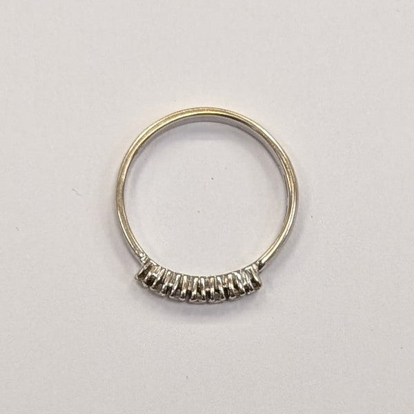 Bague Or Blanc 18 K - Taille 56 - 2.78 G