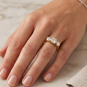 Bague en Or jaune 18K - Taille 49 - 2.47G