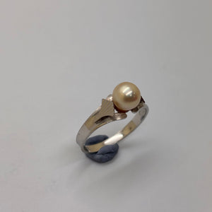 Solitaire en Or Blanc 18K Taille-54