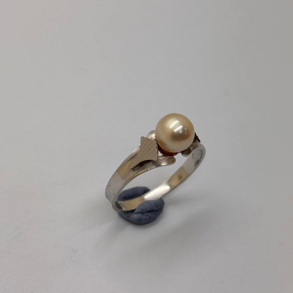 Solitaire en Or Blanc 18K Taille-54
