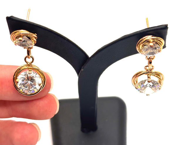 Boucles d'oreilles en Or jaune 18K - 10.73 Grs