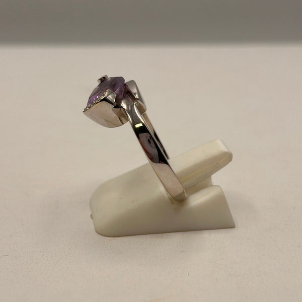 Bague en Or blanc 18K Taille 54 - 6.95g