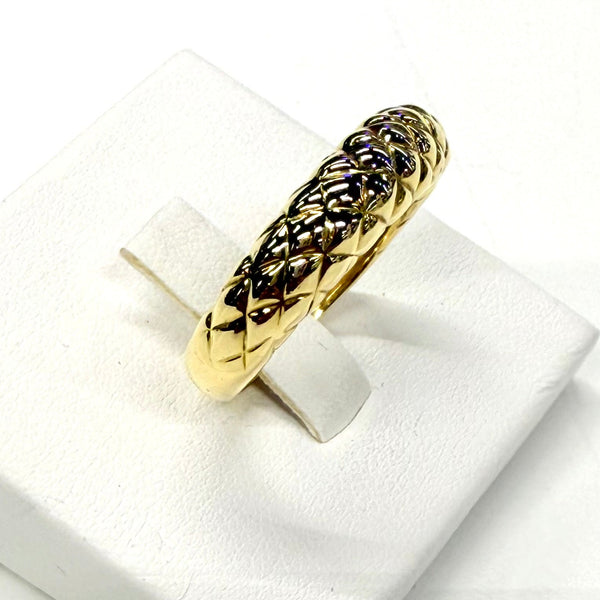 Bague tressée en or jaune 18k - 7.47 G