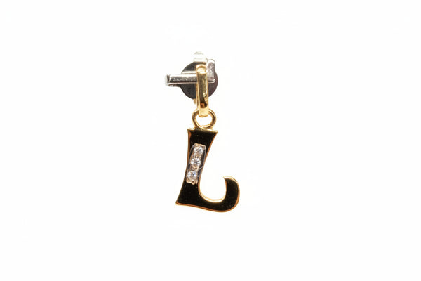 Pendentif Lettre en Or Jaune 18 K - 0.84 G