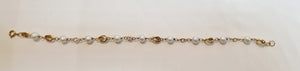 Bracelet Maillons Fantaisie en Or Jaune 18K 3.83grs
