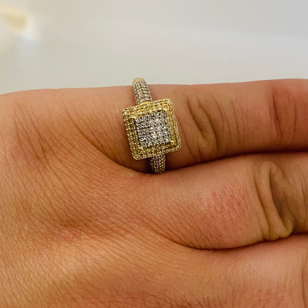 Bague en Or Jaune 18K Taille-54