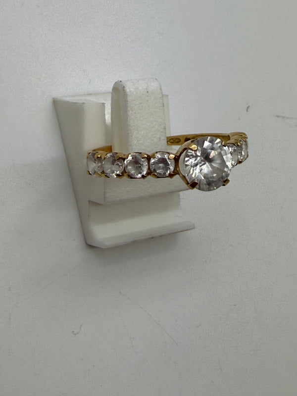 Bague en Or Jaune 18K - Taille 59 - 2.04 Grs