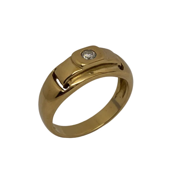 Bague Chevalière en Or Jaune 18k - 8.34 G