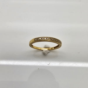 Bague Demi-Tour Or Jaune 18K - 2 G - T 53