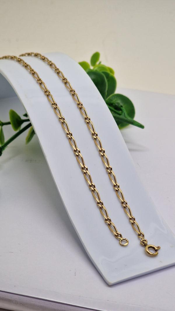 Collier Princesse Figaro en  Or Jaune 18 carats - 8.89 Grs