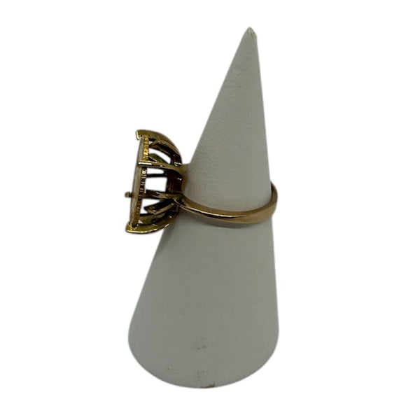 Bague porte pièce or jaune 20K Taille-50