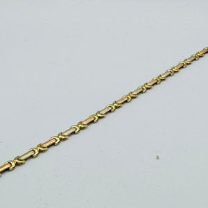 Bracelet Maillon 3 Ors - 7.81G