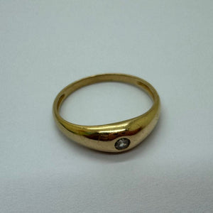 Bague Chevalière en Or Jaune 18K Taille-53
