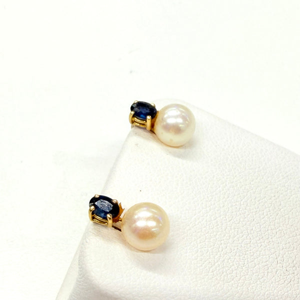 Boucles d'oreilles clou en or jaune 18K