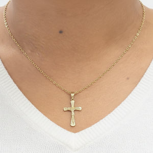 Pendentif Croix en Or 18k - 1.31 G