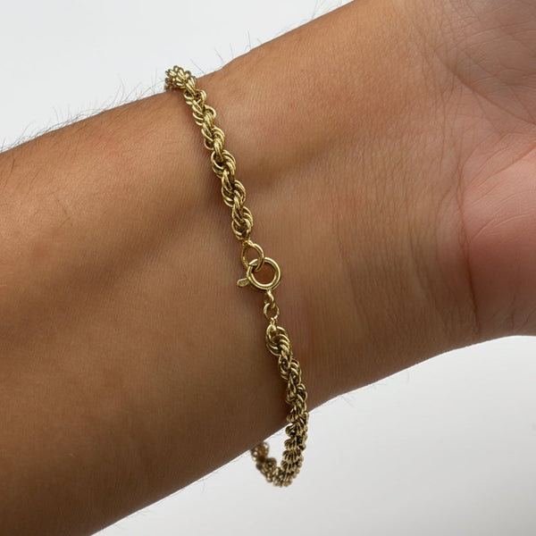Bracelet maillon en or jaune 18K