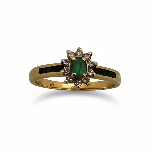 Bagues Marguerite Or Jaune 18K - 3.03 G