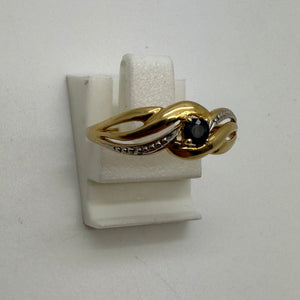 Bague Or Jaune 18 K - Taille 53 -  1.13 G