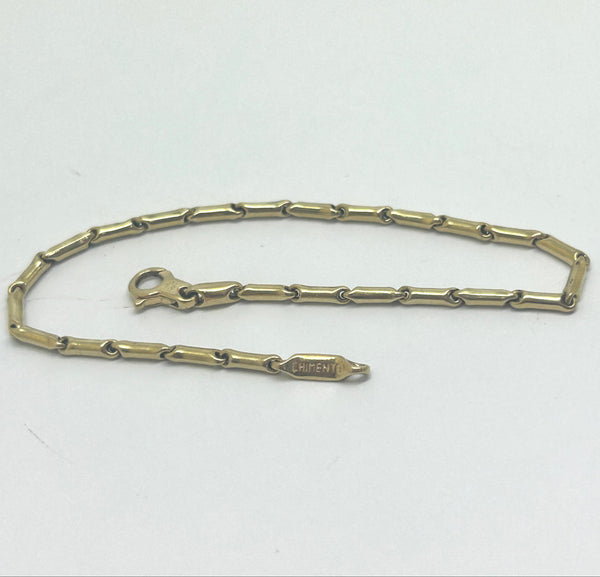Bracelet maille fantaisie en or jaune 18 K