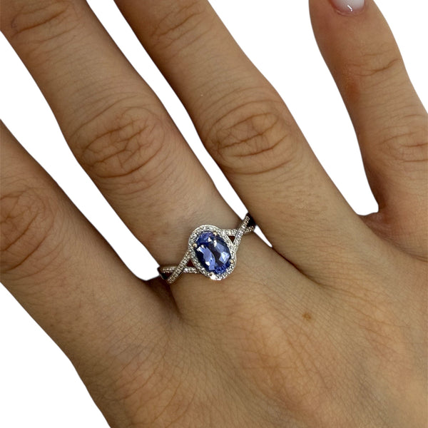 Bague Alliance en Or Blanc 18K - Taille 54