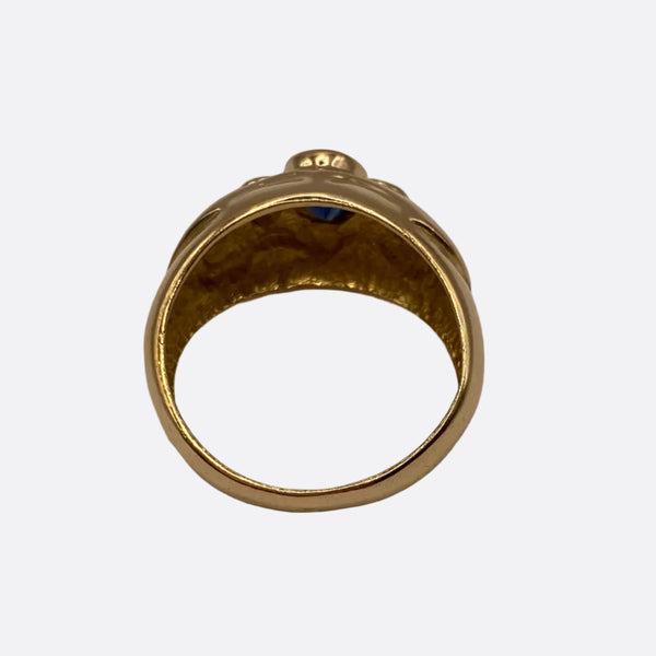Bague jonc en or jaune 18k - 4.65 G